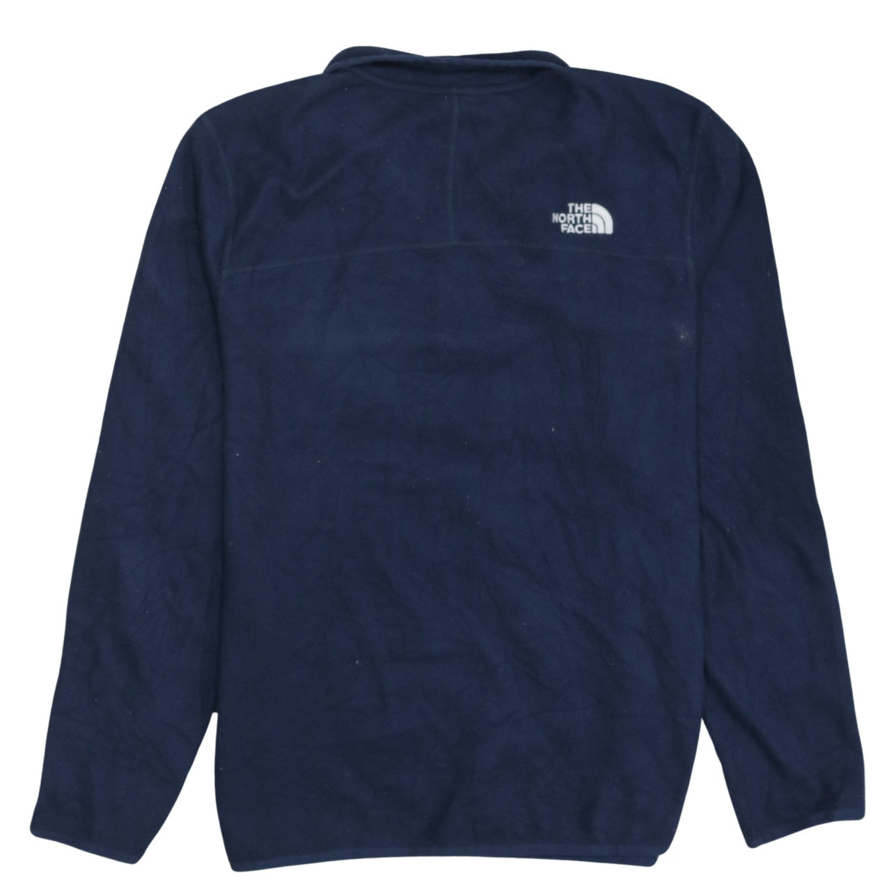 The North Face Men's Blue Fleece 1/4 Zip Pullover Sweatshirt L
