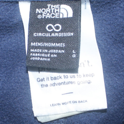 The North Face Men's Blue Fleece 1/4 Zip Pullover Sweatshirt L
