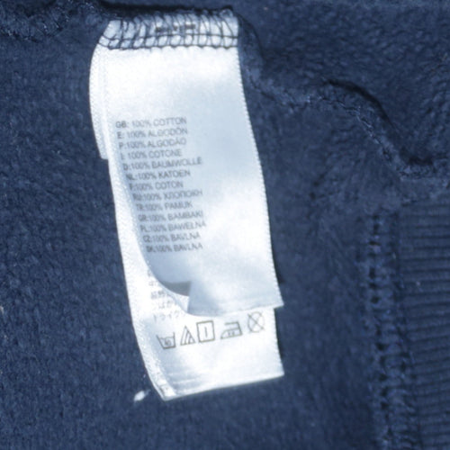 The North Face Men's Navy Cotton Pullover Hoodie Size M