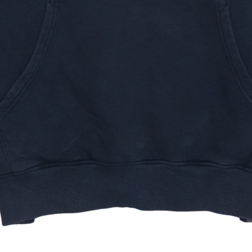 The North Face Men's Navy Cotton Pullover Hoodie Size M