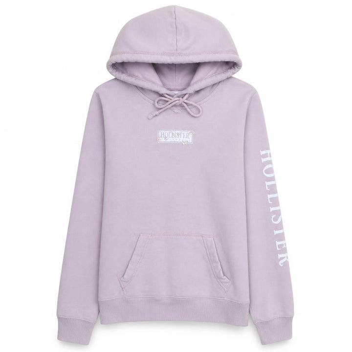 Hollister Women’s Purple Pullover Hoodie Small Relaxed Fit Sweatshirt