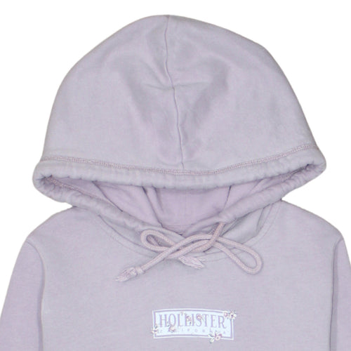 Hollister Women’s Purple Pullover Hoodie Small Relaxed Fit Sweatshirt