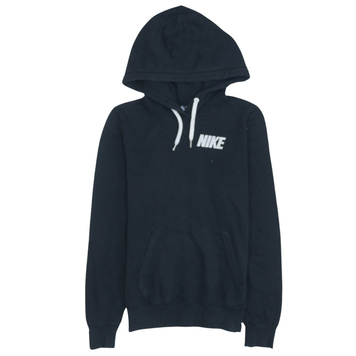 Nike Womens Black XS Pullover Hoodie Cotton Blend Sweatshirt