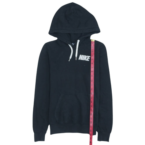Nike Womens Black XS Pullover Hoodie Cotton Blend Sweatshirt
