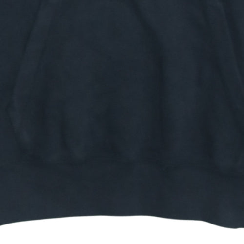 Nike Womens Black XS Pullover Hoodie Cotton Blend Sweatshirt