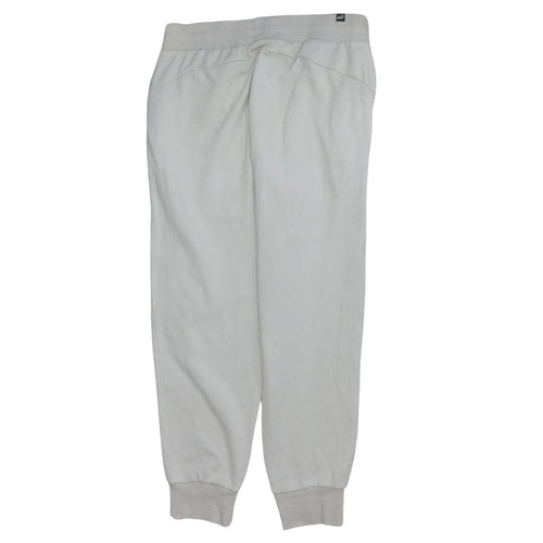 Puma Women’s Grey Jogger Sweatpants Small Comfy Elastic Waist Sportswear