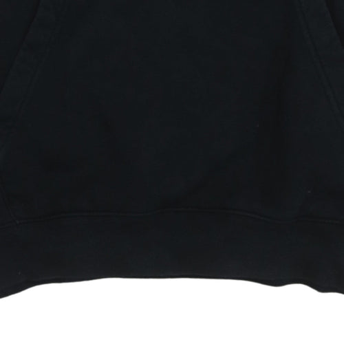 Nike Men's Black Pullover Hoodie M Fleece Sportswear