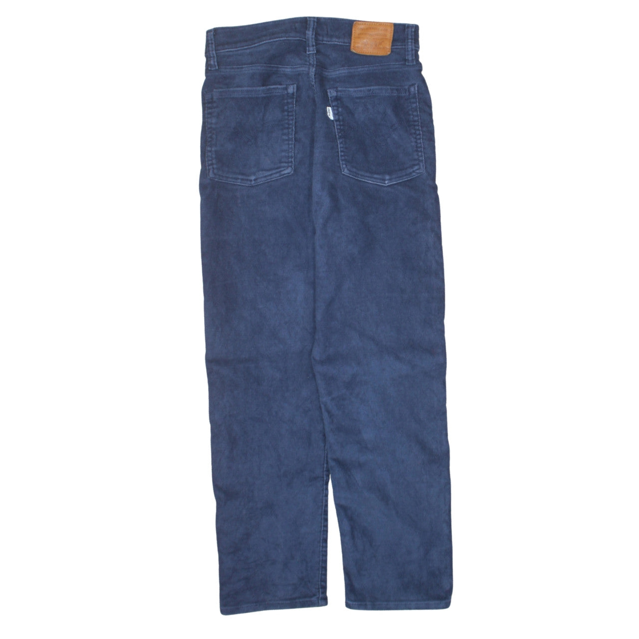 Levi's Women's Blue Corduroy Wedgie Straight Trousers Size 26