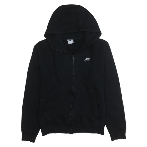 Nike Men's Black Full Zip Hoodie Small Fleece Sweatshirt