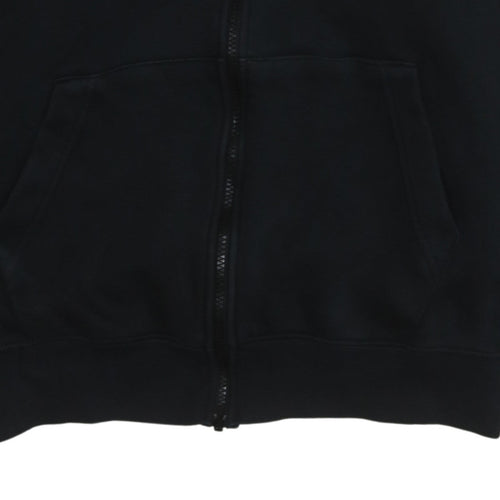 Nike Men's Black Full Zip Hoodie Small Fleece Sweatshirt