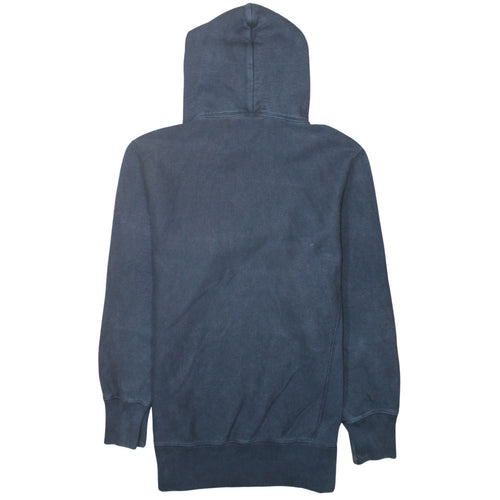 Champion Men's Blue XL Pullover Hoodie Embroidered Logo Reverse Weave