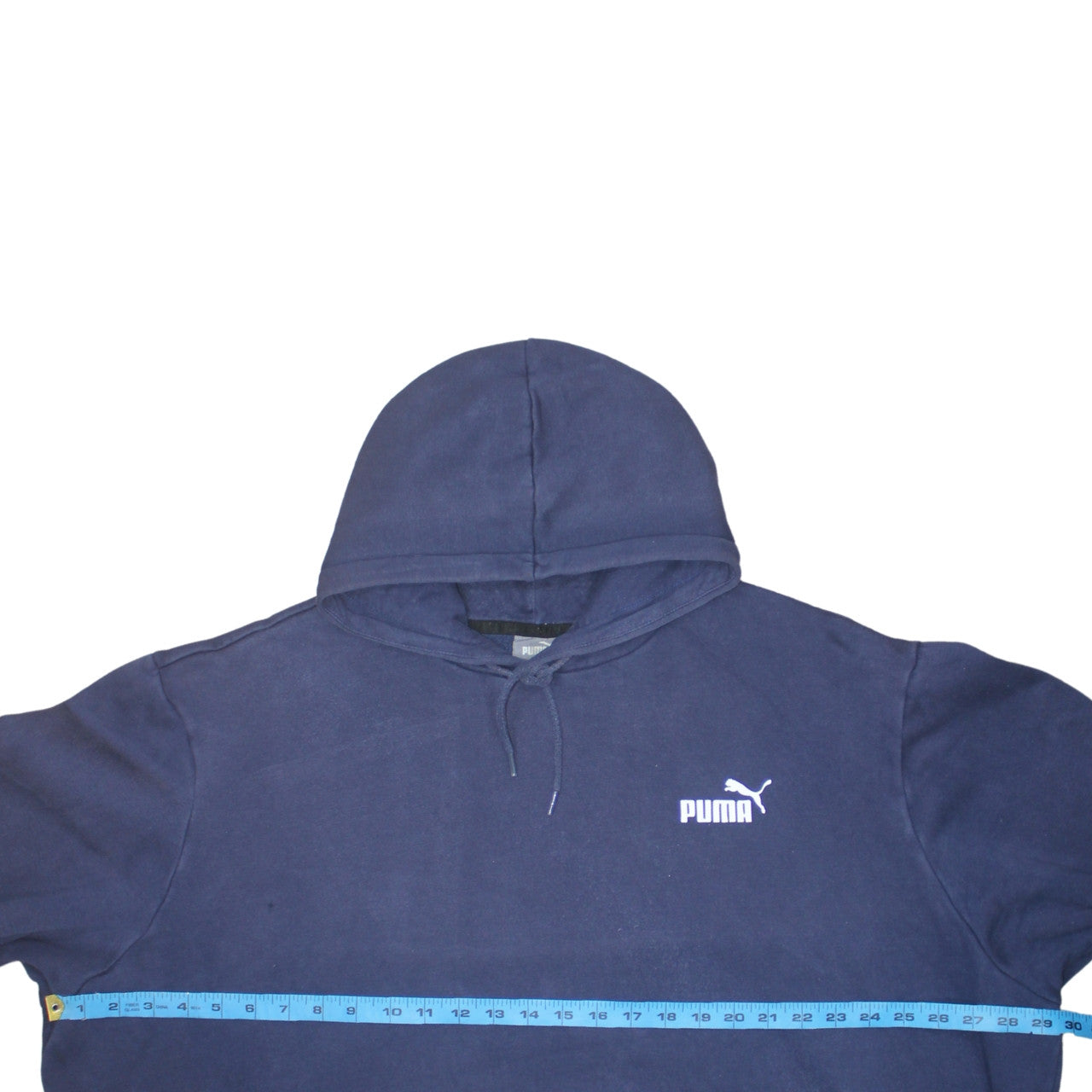 Puma Men's Blue Pullover Hoodie 4XL Fleece Sportswear