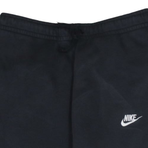 Nike Men's Black Jogger Sweatpants M Regular Fit Fleece Casual
