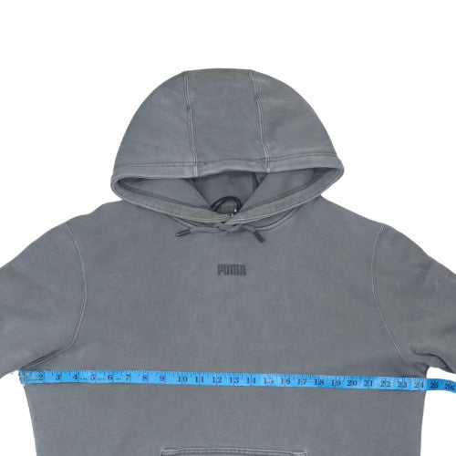 Puma Men Grey Pullover Hoodie M Regular Fit Sportswear