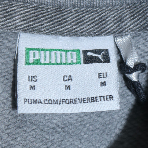Puma Men Grey Pullover Hoodie M Regular Fit Sportswear