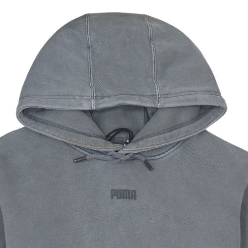 Puma Men Grey Pullover Hoodie M Regular Fit Sportswear