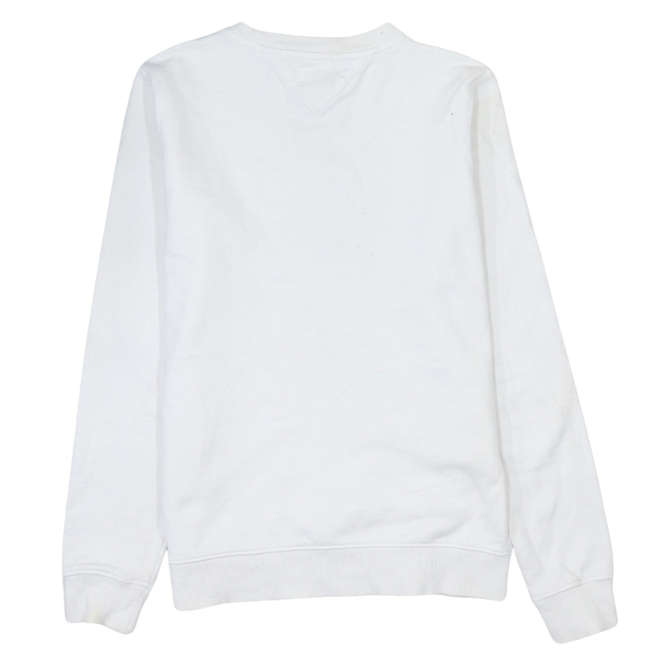 Tommy Jeans Men's White Logo Sweatshirt Regular Fit M