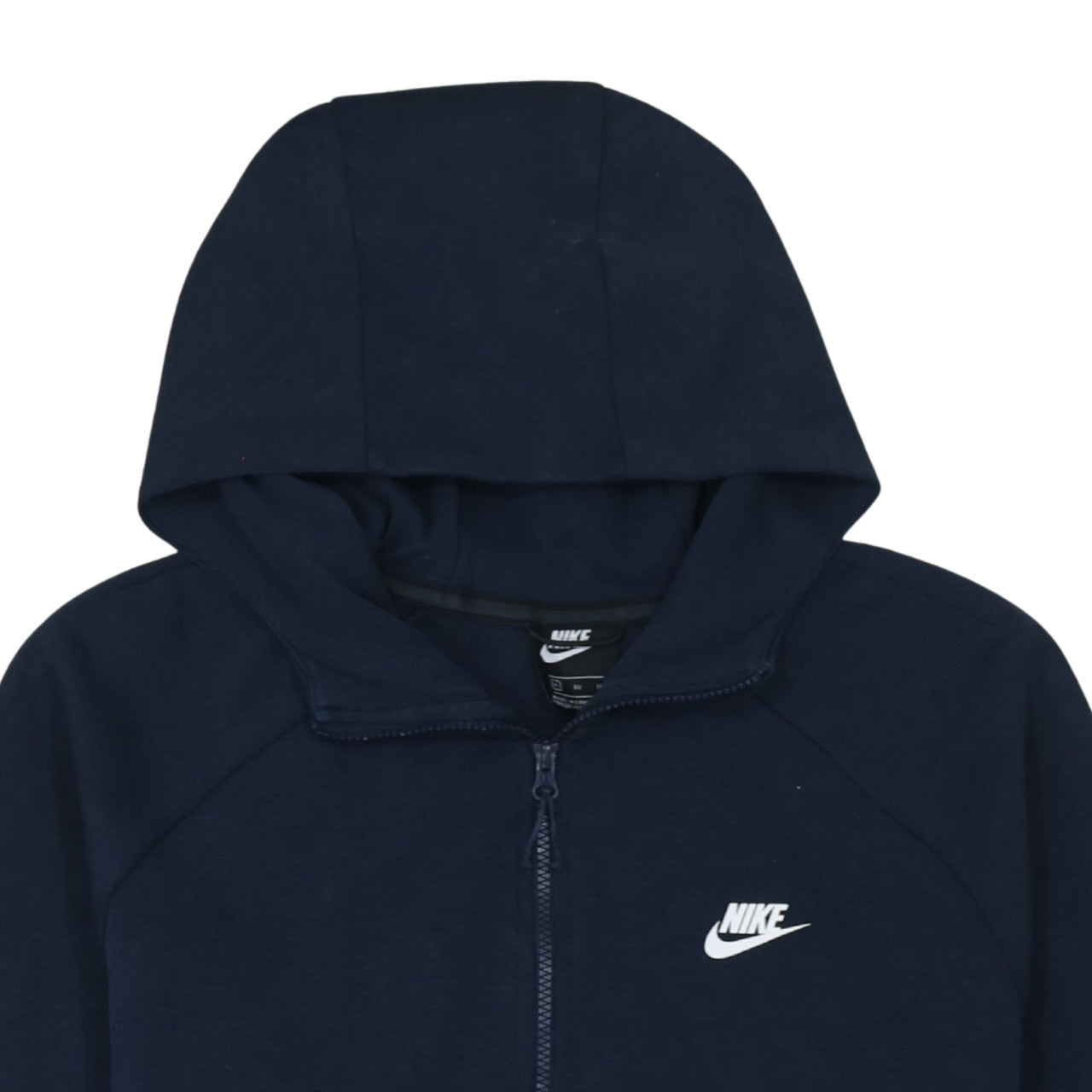 Nike Men's Blue Full Zip Hoodie XL Regular Fit Cotton Blend
