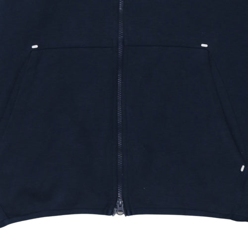 Nike Men's Blue Full Zip Hoodie XL Regular Fit Cotton Blend