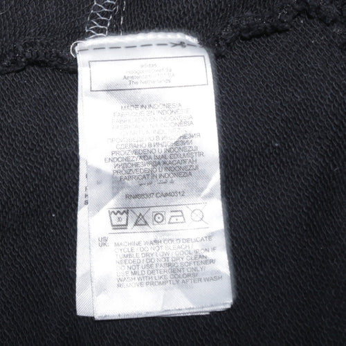 Adidas Womens Black & White Pullover Hoodie Size 18 Oversized