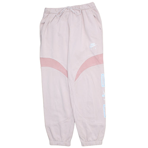 Nike Air Women's Pink Jogger Sweatpants Small Cotton Blend