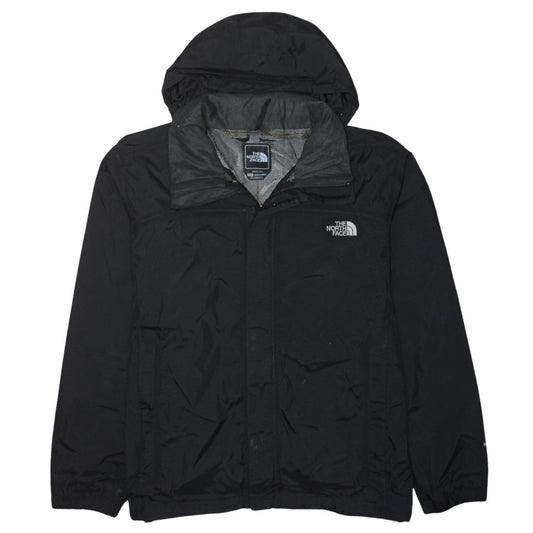 The North Face Men's Black Waterproof Hooded Rain Jacket M