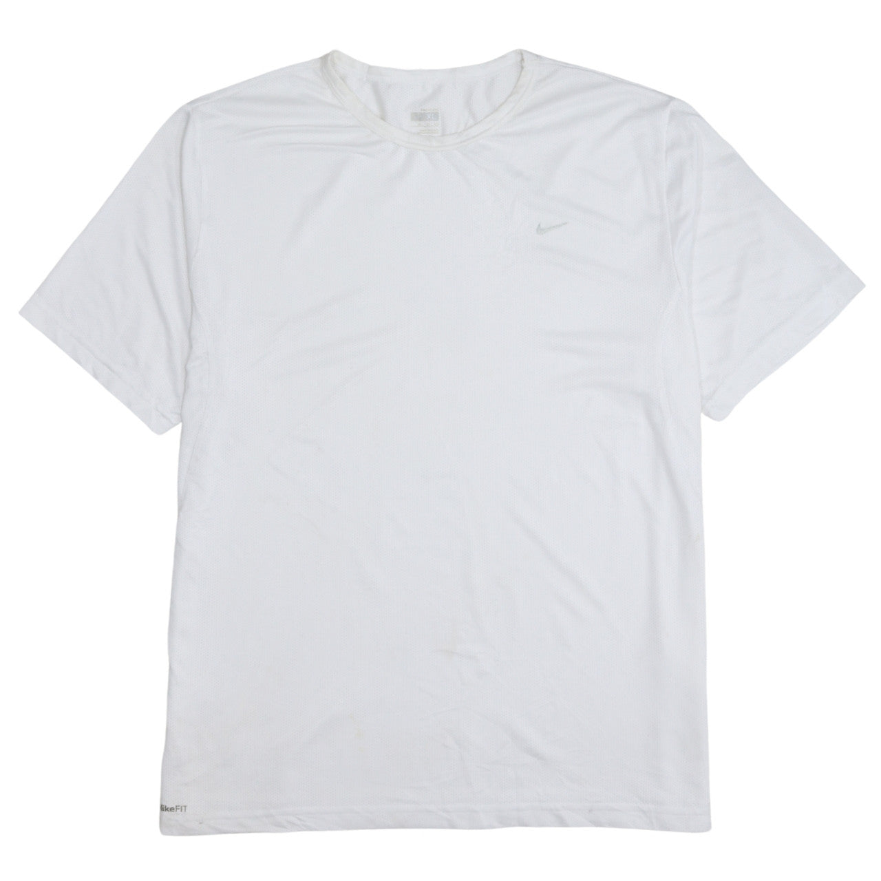 Nike Men's White Dri-FIT XL Short Sleeve Sports T-Shirt