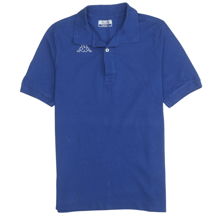 Kappa Men's Blue Cotton Short Sleeve Polo Shirt Size S