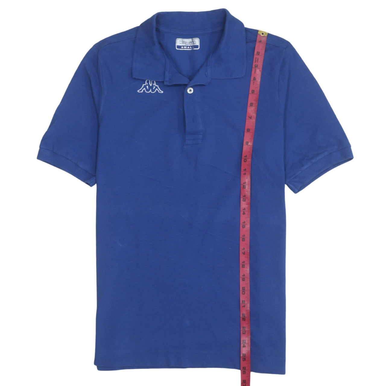 Kappa Men's Blue Cotton Short Sleeve Polo Shirt Size S