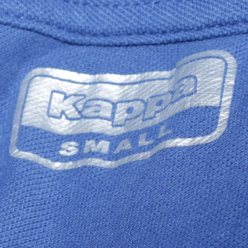 Kappa Men's Blue Cotton Short Sleeve Polo Shirt Size S