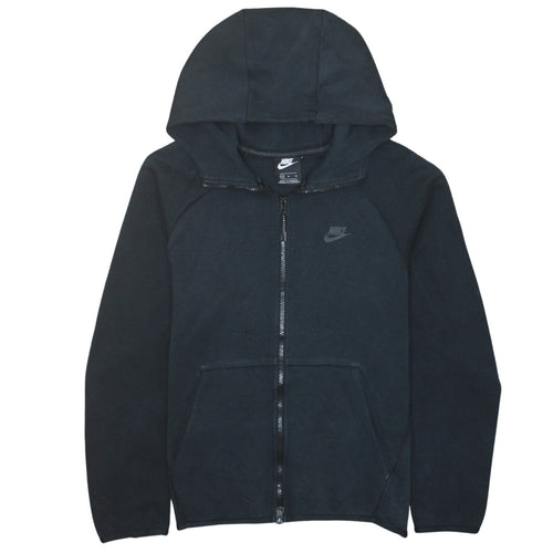 Nike Men's Black Full Zip Hoodie Sweatshirt Size M Regular Fit
