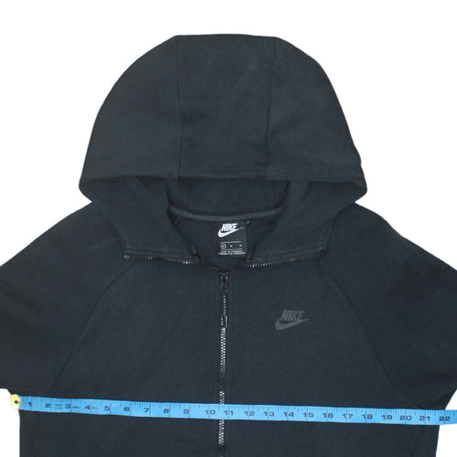 Nike Men's Black Full Zip Hoodie Sweatshirt Size M Regular Fit