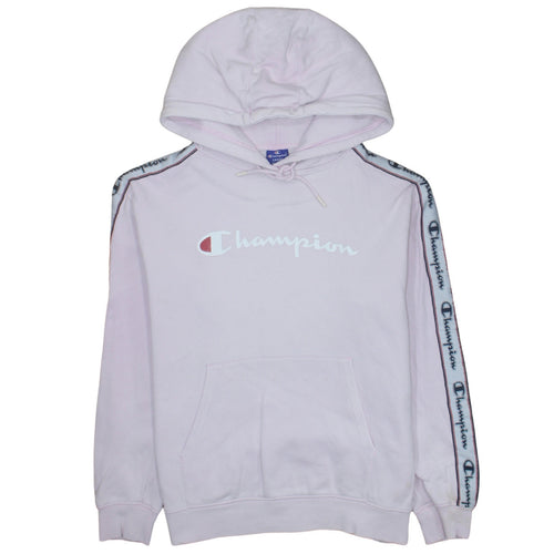 Champion Womens Pink Large Pullover Hoodie