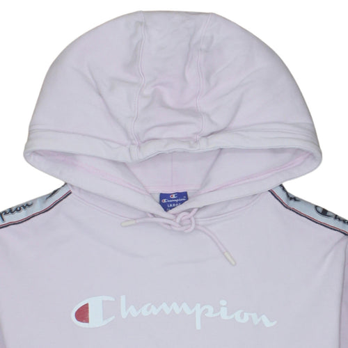 Champion Womens Pink Large Pullover Hoodie