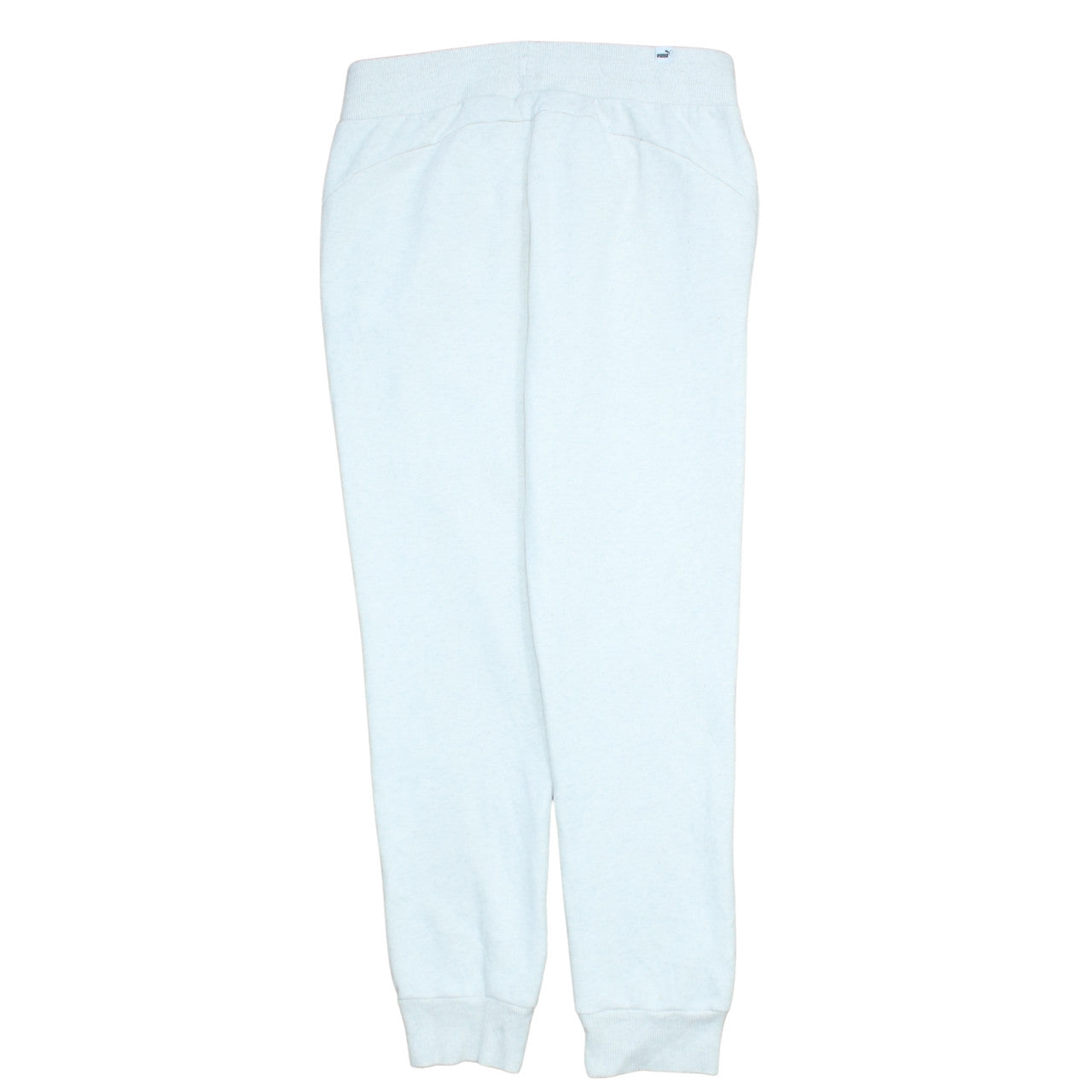 Puma Women White Jogger Sweatpants Size 12 Cotton Blend