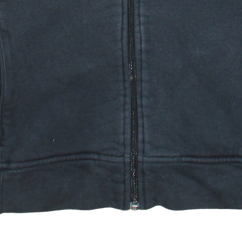 The North Face Women's Black Full Zip Hoodie Size L Cotton Casual