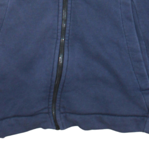 Nike Men's Blue Full Zip Hoodie Size M Sports Fleece Sweatshirt