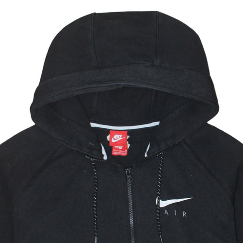Nike Mens Black Air Full Zip Hoodie XL Hooded Sweatshirt