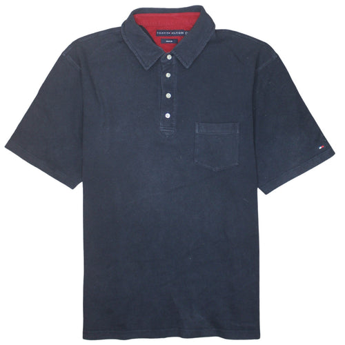 Tommy Hilfiger Men’s Blue 2XL Stretch Cotton Polo Shirt
