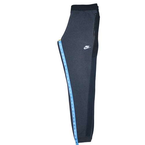Nike Men's Grey Jogger Sweatpants M Tapered Fleece Logo