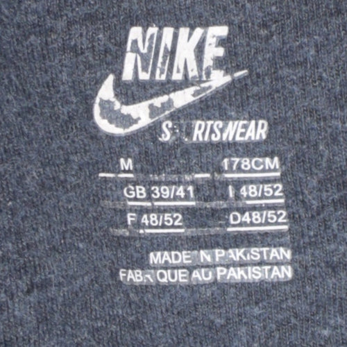 Nike Men's Black Pullover Hoodie Medium Fleece Sportswear