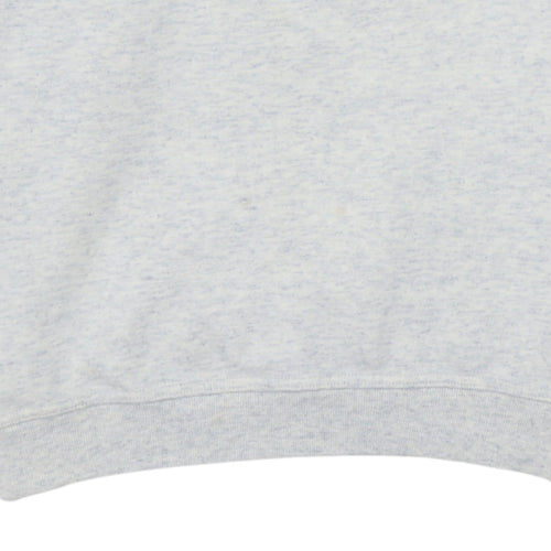 Champion Mens Grey Embroidered Logo Pullover Sweatshirt M