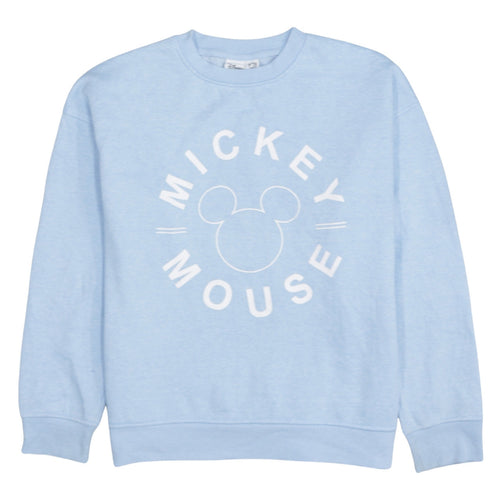 Disney Primark Women Blue Mickey Mouse Pullover Sweatshirt Size S