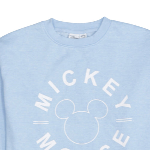Disney Primark Women Blue Mickey Mouse Pullover Sweatshirt Size S