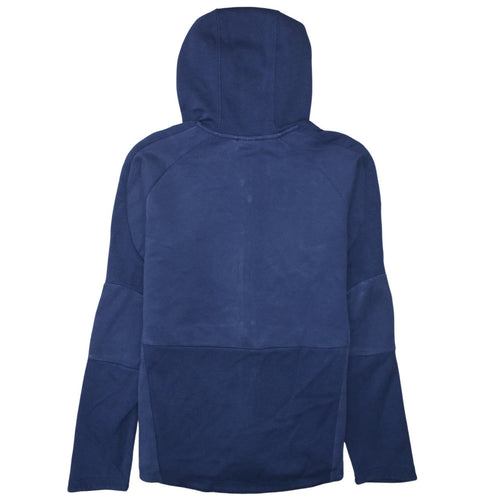 Puma Men's Navy Blue Full Zip Hoodie Size M with Logo Design