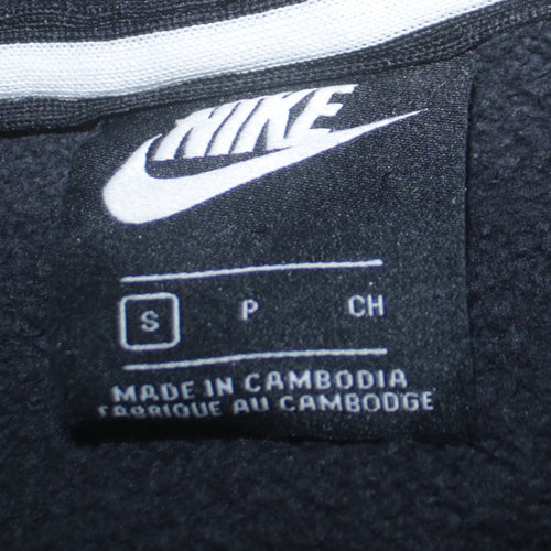 Nike Air Mens Black Small Pullover Sweatshirt Crew Neck Fleece