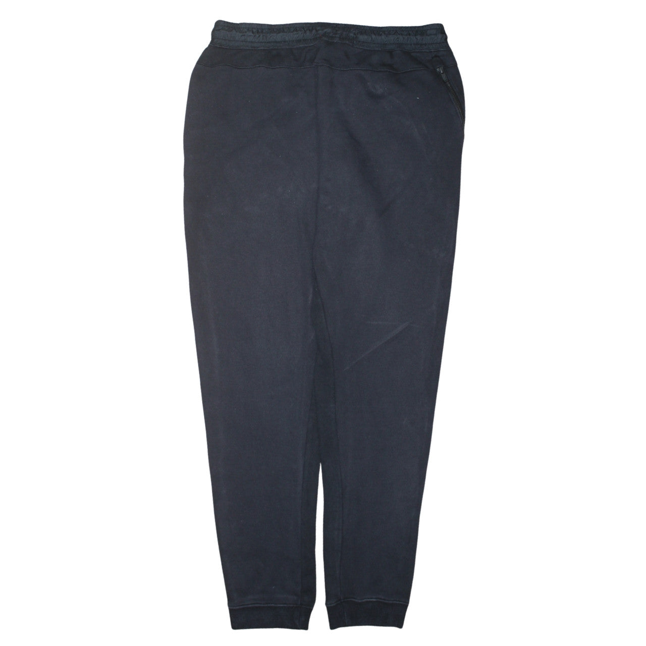 Nike Men's Black Jogger Sweatpants L Fleece Tapered Casual