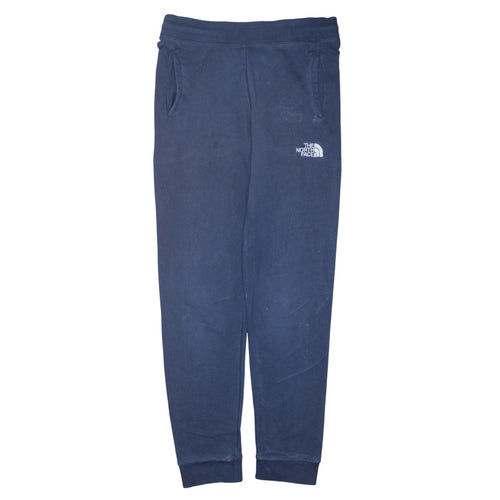 The North Face Boys Blue Cotton Jogger Trousers 14-16 Years Elastic Waist