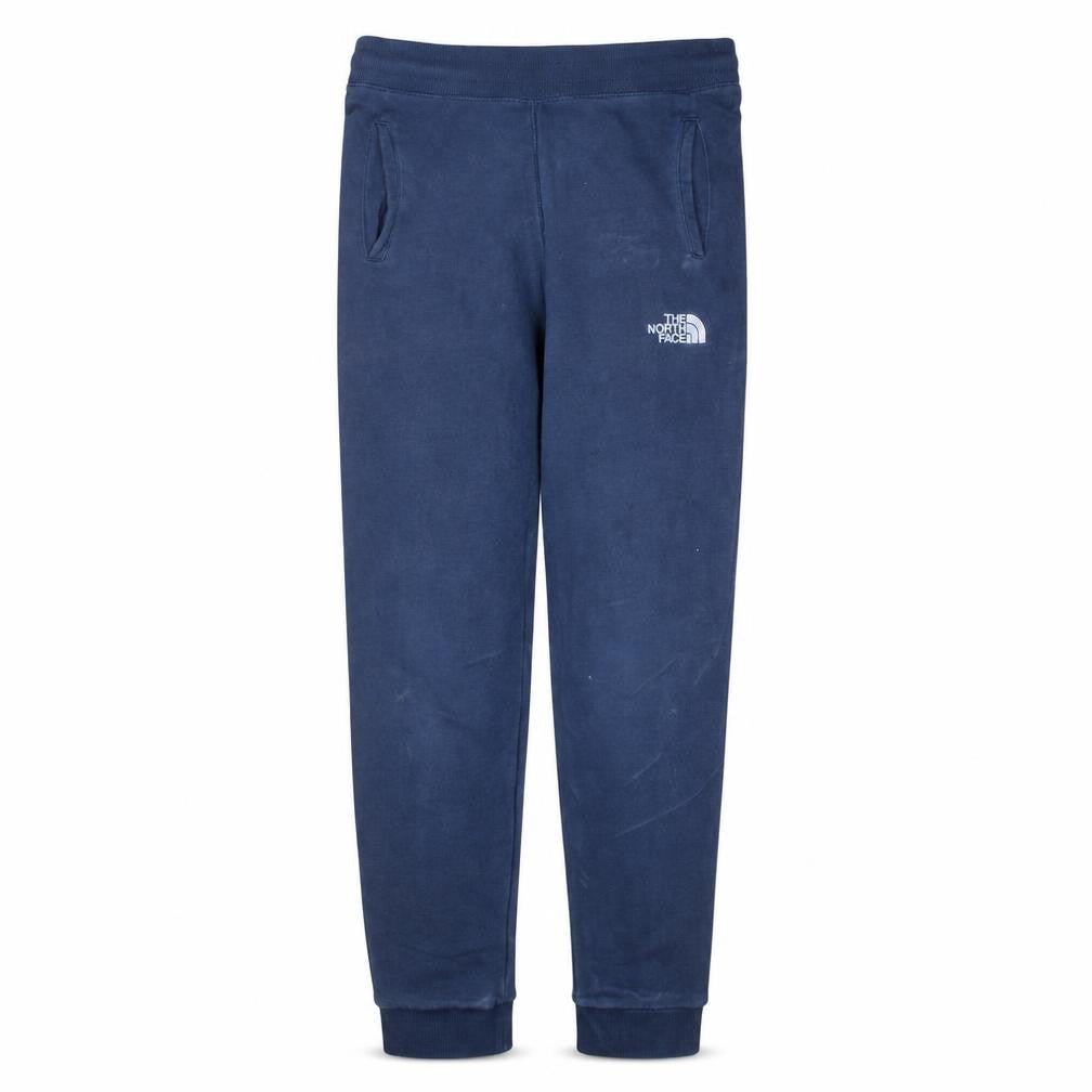 The North Face Boys Blue Cotton Jogger Trousers 14-16 Years Elastic Waist