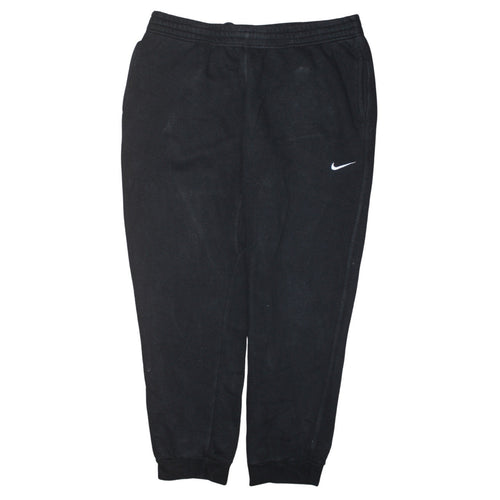 Nike Men's Black L Fleece Sweatpants Joggers Tapered Fit